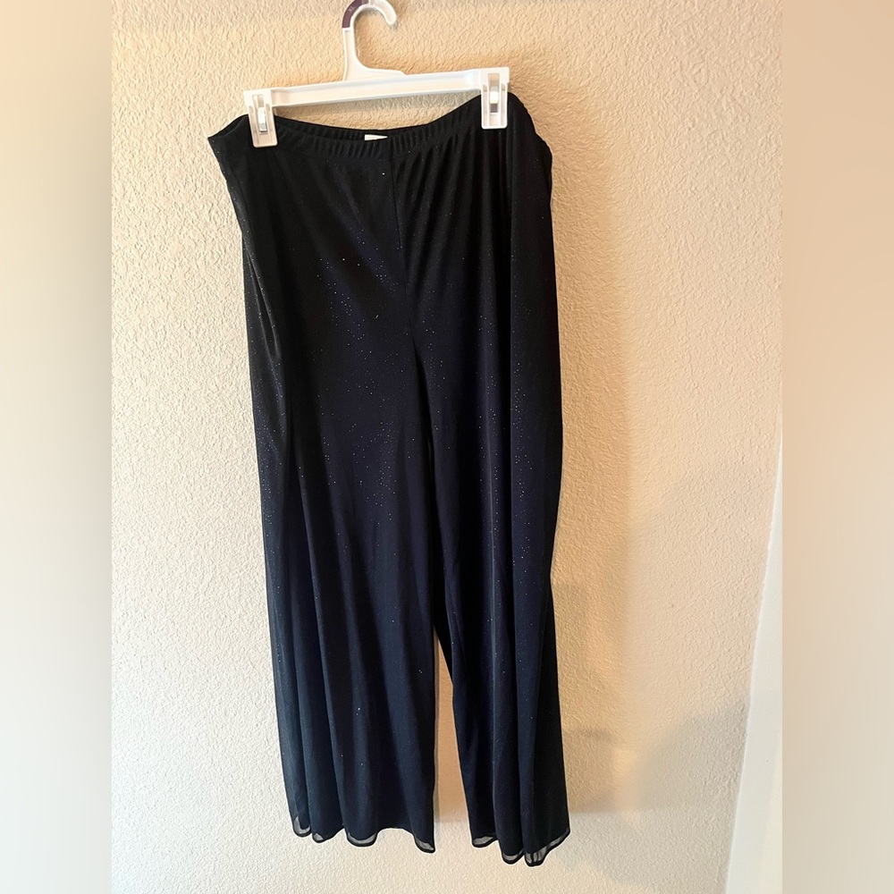 MSK wide leg glitter pants size 2X